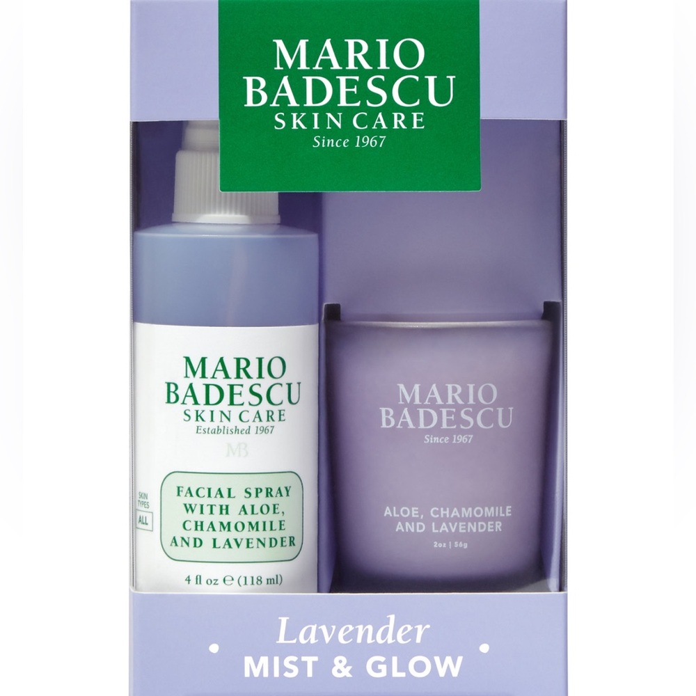Mario Badescu Lavender Facial Spray & Candle Set